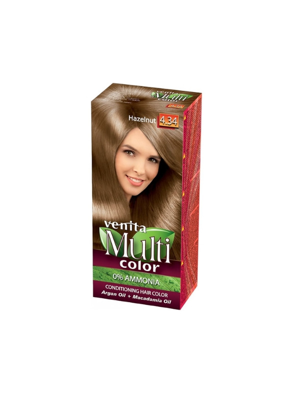 Venita Multi Color Hair dye /4.34/ Hazelnut 50 ml