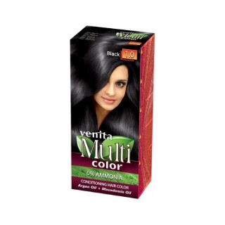 Venita Multi Color Haarfärbemittel /1.0/ Schwarz 50 ml