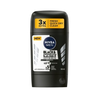 Nivea Men Black & White Invisible Orginal Antiperspirant Stick 50 мл