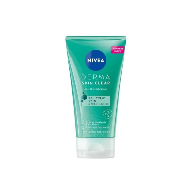 Nivea Derma Skin Clear Peeling do twarzy przeciw niedoskonałościom 150 ml