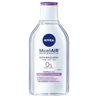 Nivea MicellAIR Micellar fluid for the face Sensitive and hypersensitive skin 400 ml