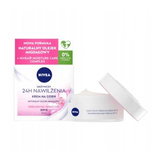 Nivea 24H Moisturizing Day face cream for dry and sensitive skin 50 ml