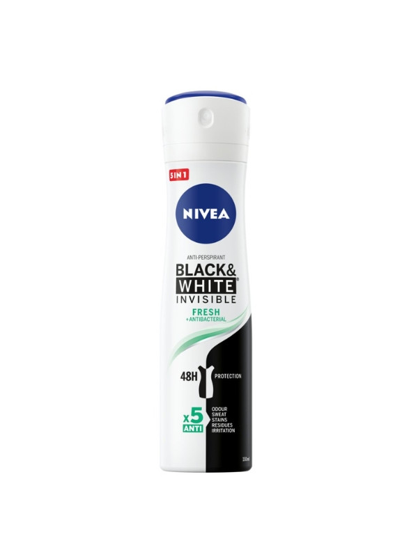 Дезодорант-спрей Nivea Black & White Invisible Fresh 150 мл