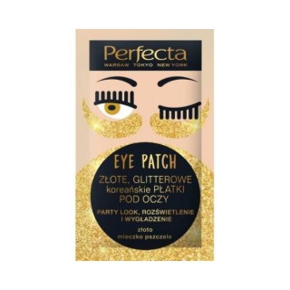 Dax Perfecta Eye Patch glitter Eye patches Gold 2 pieces