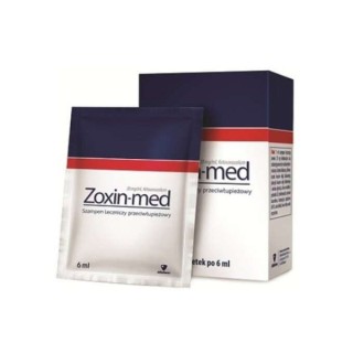 Zoxin-med przeciwłupieżowy Szampon do włosów 6 saszetek x 6 ml 