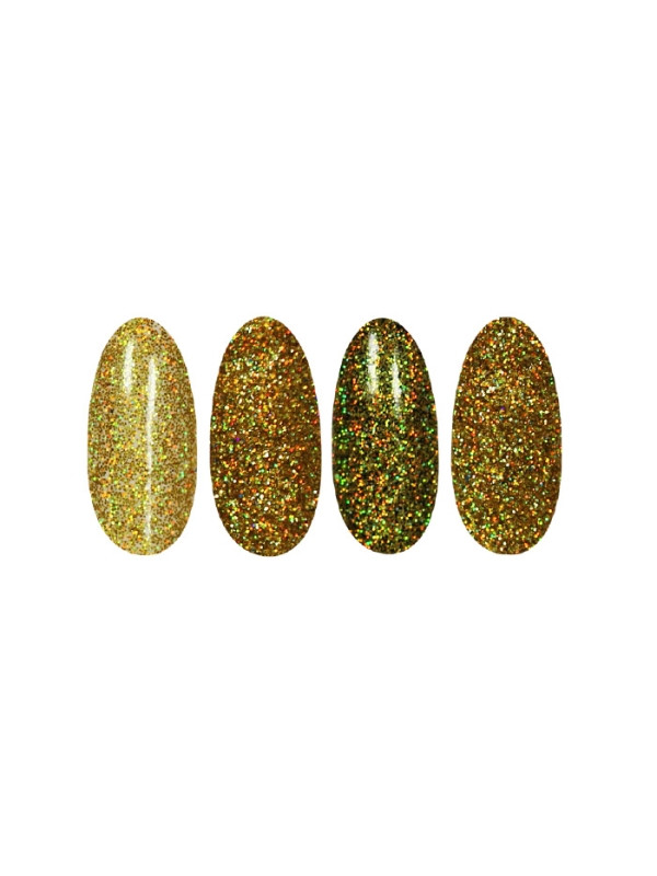 Ronney Holo Effect nail powder /16/ Gold