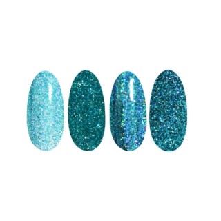 Ronney Holo Effect nagelpoeder /24/ Turkoois