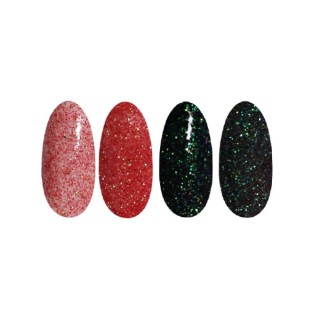 Ronney Glitter nail powder /30/ Red