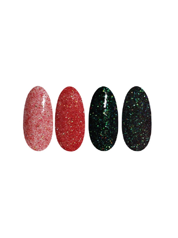 Ronney Glitter nagelpoeder /30/ Rood