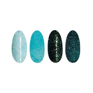 Ronney Glitter Nagelpulver /36/ Blau