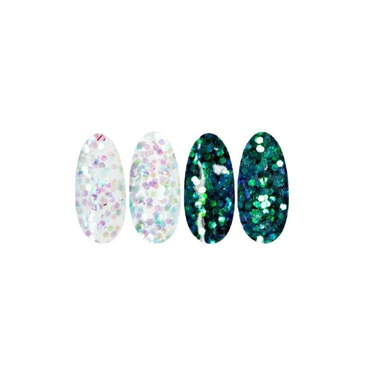 Ronney Glitter nagelpoeder /48/ Zeefolie