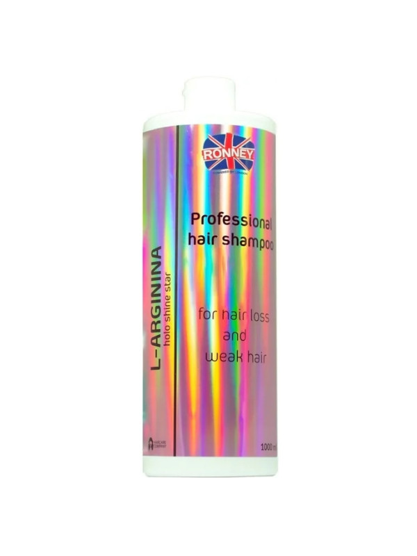 Ronney Professional Holo Shine Star strengthening Shampoo against hair loss L-Arginina 1000 ml