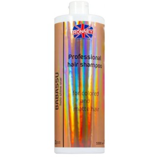 Ronney Professional Holo Shine Star Energizing Shampoo für gefärbtes und mattes Haar Babassu Oil 1000 ml