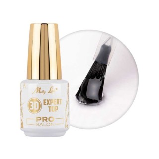 MollyLac Pro Salon 3D Expert Top for hybrid nail polishes 15 g