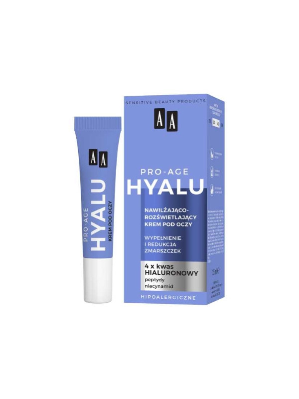 AA Hyalu Pro-Age moisturizing and illuminating eye cream 15 ml