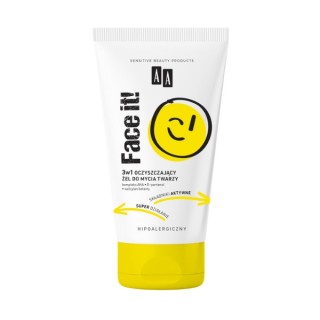 AA Face It 3in1 cleansing face wash gel 150 ml