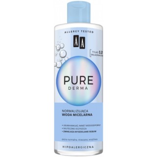 AA Pure Derma Normaliserend Micellair Water voor het Gezicht 400 ml