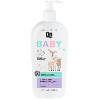 AA Baby 2in1 Was- en badolie 400 ml