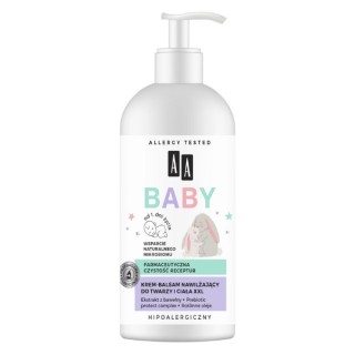 AA Baby feuchtigkeitsspendender Creme-Balsam für Gesicht und Körper 275 ml