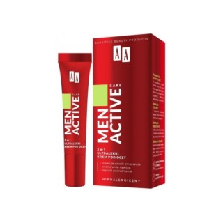 AA Men Active Care 3in1 ultralichte Oogcrème 15 ml