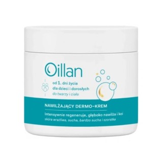 Oillan 3in1 moisturizing Dermo - крем для обличчя та тіла з першого дня життя для дітей та дорослих 200 мл