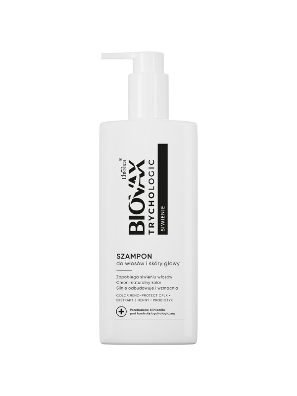BIOVAX Trychologic Shampoo for hair and scalp Graying 200 ml