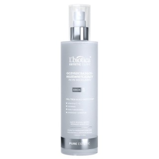 L'biotica Pure Estetic reinigende und aufhellende Mizellenflüssigkeit 200 ml