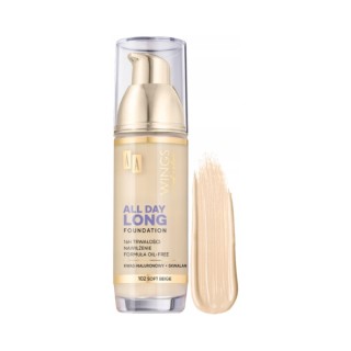 AA Wings Of Color All Day Long Face Foundation /102/ Soft Beige 35 ml