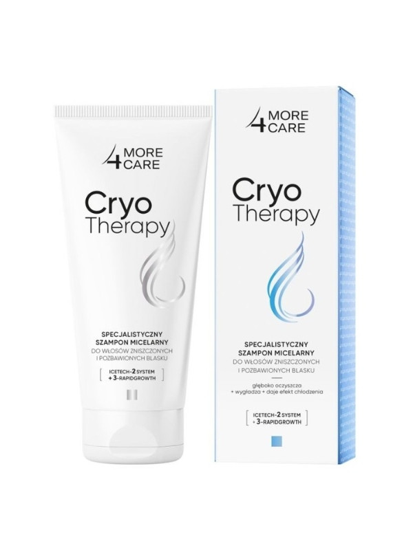 More 4 Care CYROTHERAPY specialistische micellaire haarshampoo 200 ml