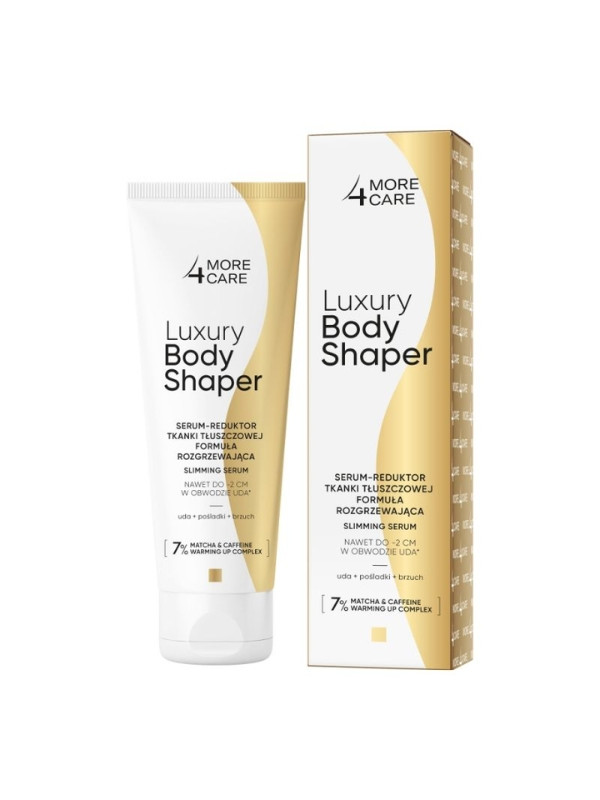 More 4 Care Luxury Body Shaper warming Serum - fat tissue reducer Thighs,  buttocks and belly 150 ml
