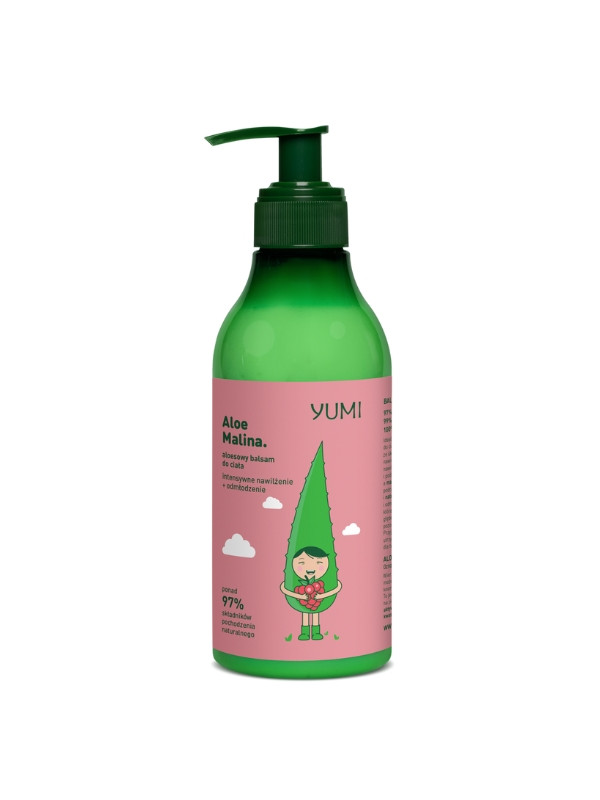 Yumi aloe Intensively moisturizing liquid hand soap Raspberry 300 ml