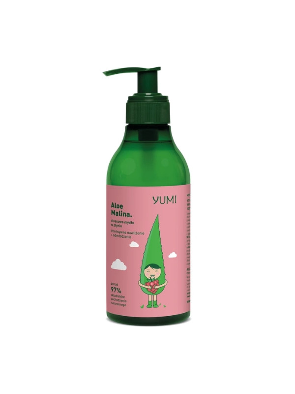 Yumi Aloe Liquid Hand Soap Intensively Moisturizing Raspberry 300 ml
