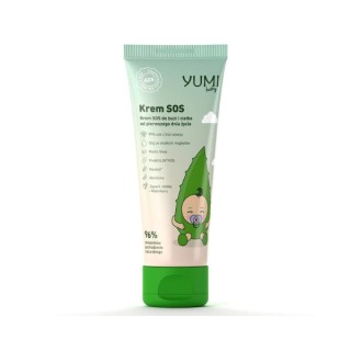 Yumi Baby AZS Aloe SOS Creme für Gesicht und Körper ab dem ersten Lebenstag 50 ml