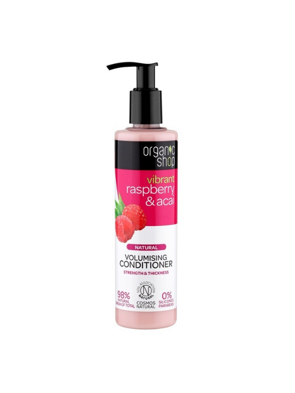 Кондиціонер для волосся Organic Shop для об'єму Raspberry & Acai 280 мл