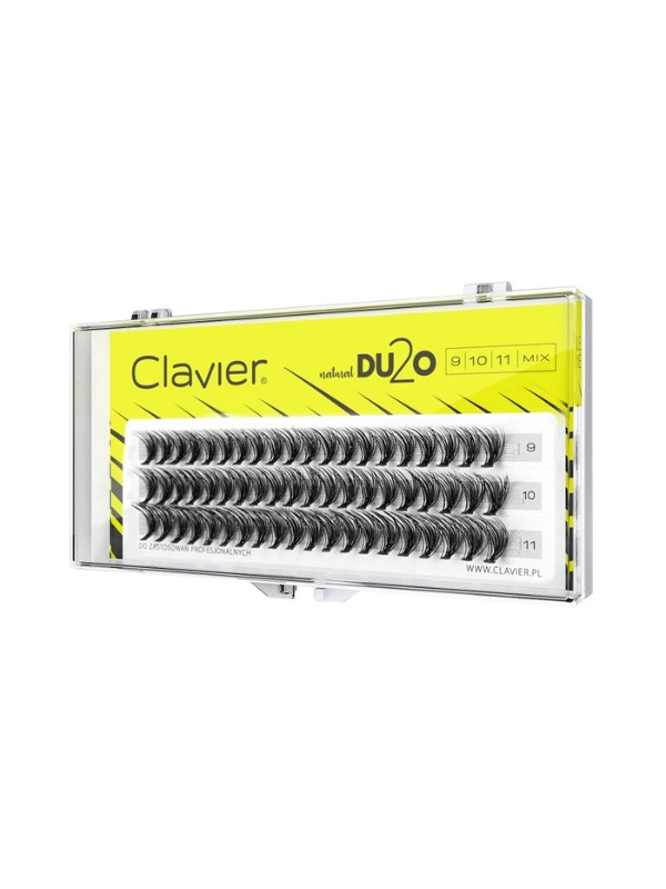 Clavier DU2O Double Volume MIX eyelash tufts 9 mm, 10 mm, 11 mm