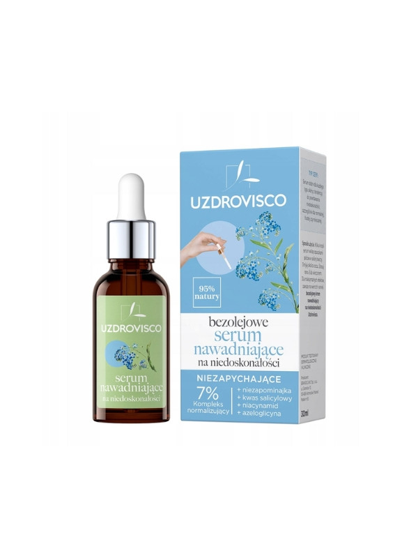 Uzdrovisco olievrij Serum hydraterend tegen onvolkomenheden 30 ml