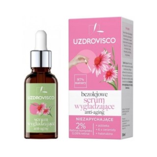 Безмасляна Serum для обличчя Uzdrovisco Smoothing Anti-aging 30 мл