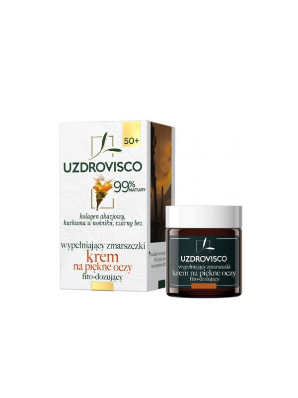 Uzdrovisco Oogcrème rimpels vullen Kurkuma 25 ml