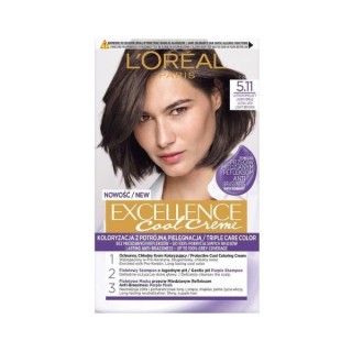 L'oreal Excellence Creme Farba do włosów /5.11/ Ultrapopielaty Jasny Brąz