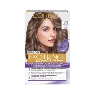 Фарба для волосся L'oreal Excellence Creme /7.11/ Ультра попелястий Blond