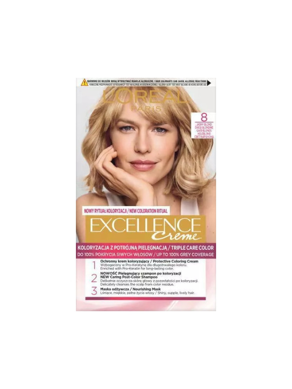 L'oreal Excellence Creme Hair dye /8/ Light Blond