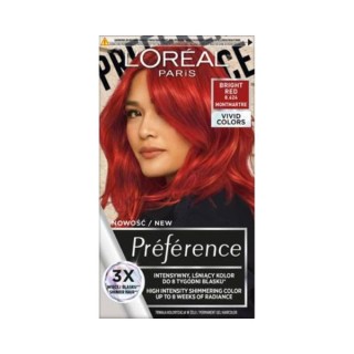 L'oreal Preference Vivid Colors Haarfärbemittel /8.624/ Leuchtendes Red