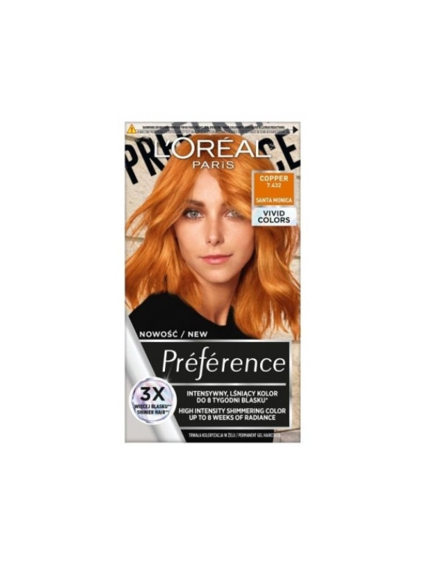 Фарба для волосся L'oreal Preference Vivid Colours /7.432/ Купер