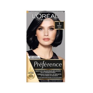 L'oreal Preference Farba do włosów /1/ Czerń