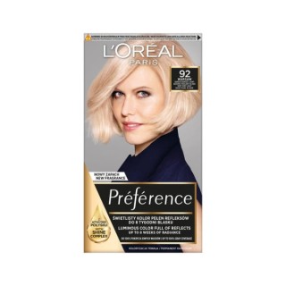 L'oreal Preference Farba do włosów /92/ Bardzo Bardzo Jasny Beżowo-perłowy Blond