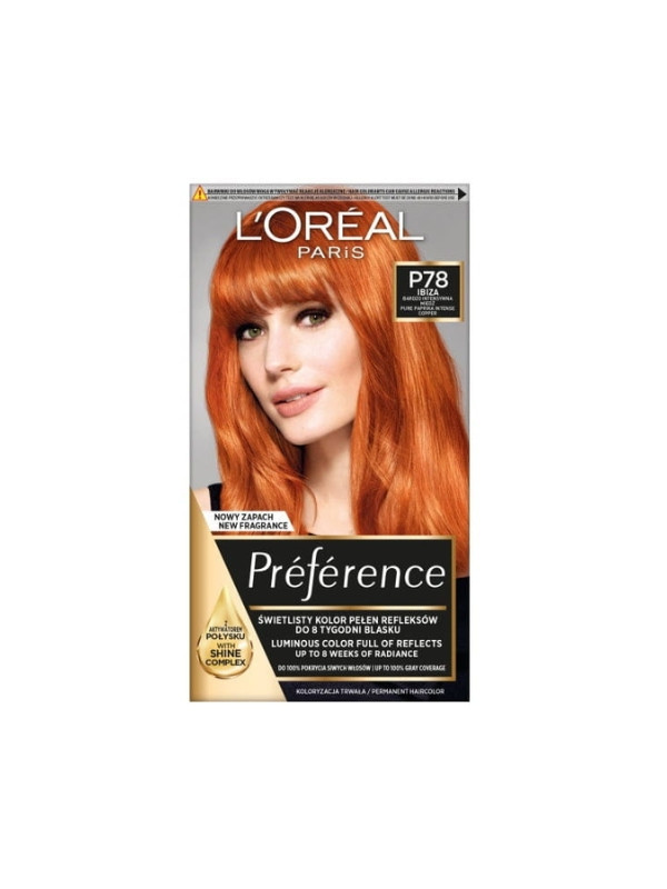 Фарба для волосся L'oreal Preference /P78/ Very Intense Copper