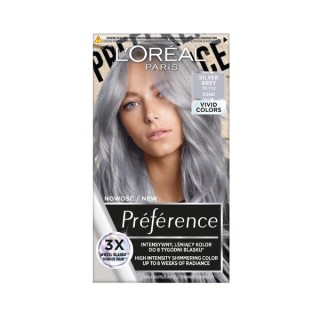 L'oreal Preference Vivid Colors Farba do włosów /10.112/ Silver Grey