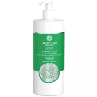 BasicLab Micellis normalisierendes Mizellenfluid für fettige und empfindliche Haut 500 ml