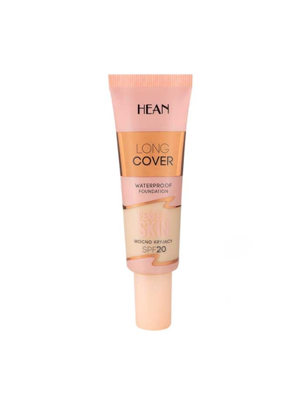 Hean Long Cover waterproof Dekkende gezichtsfoundation SPF20 /C2/ Natural 25 ml