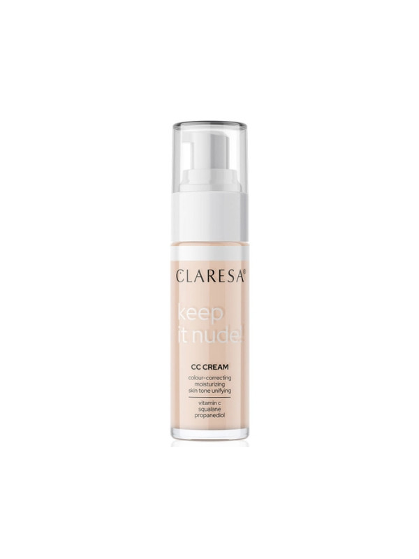 Claresa Keep Is Nude feuchtigkeitsspendende CC-Creme /101/ Light 33 g